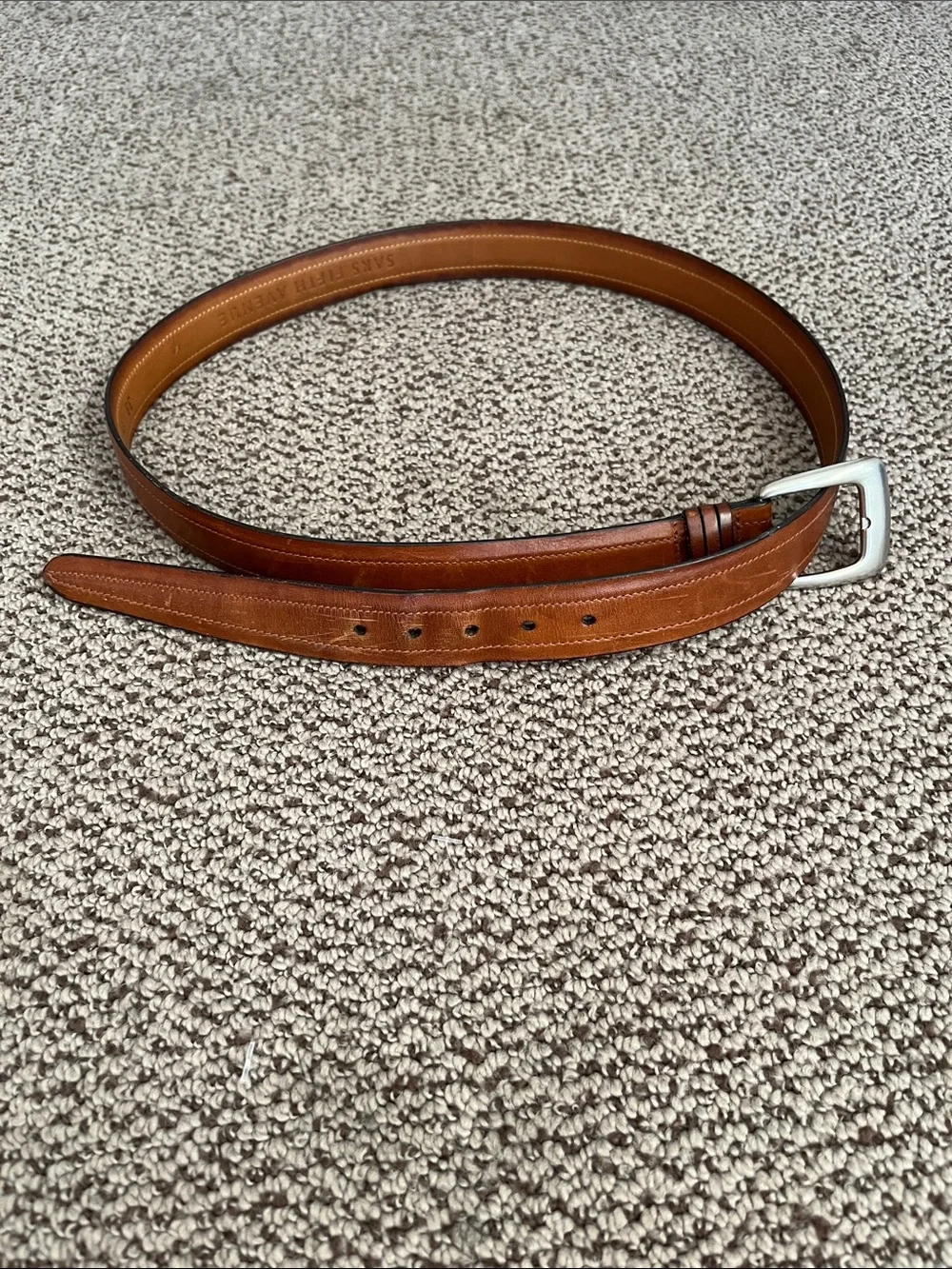 saks Fifth Ave leather belt